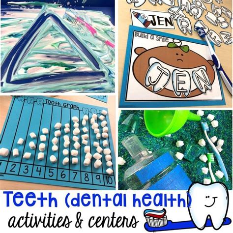 Dental Health Activities And Centers Pocket Of Preschool Teeth Activities For Kindergarten - Teeth Activities For Kindergarten