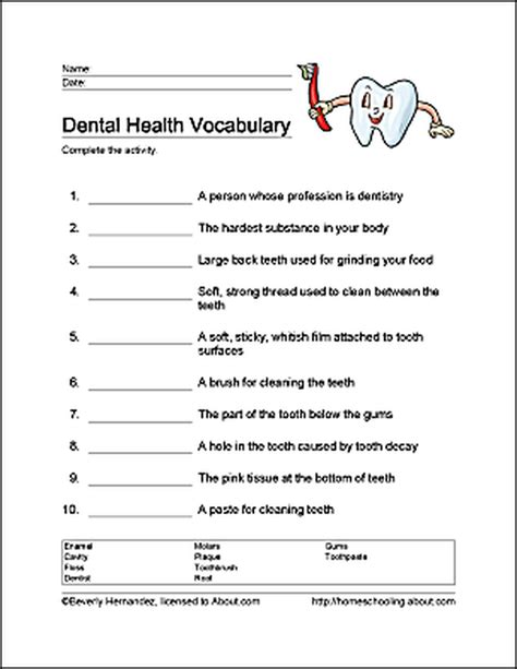 Dental Health Worksheet 2nd Grade   Healthy Teeth Cut And Paste Activity For K - Dental Health Worksheet 2nd Grade