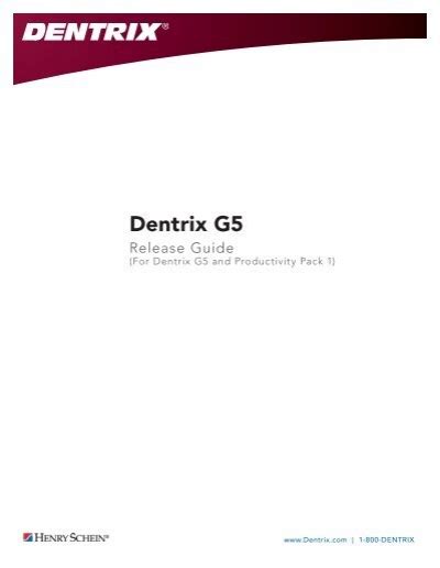 Full Download Dentrix G5 User Guide 