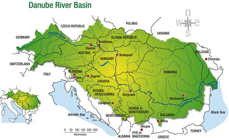 Denube River Map