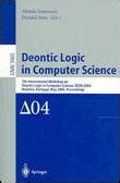 Download Deontic Logic In Computer Science 