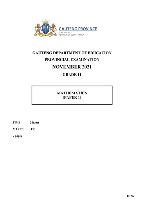 Full Download Department Of Education Gauteng Past Question Papers 