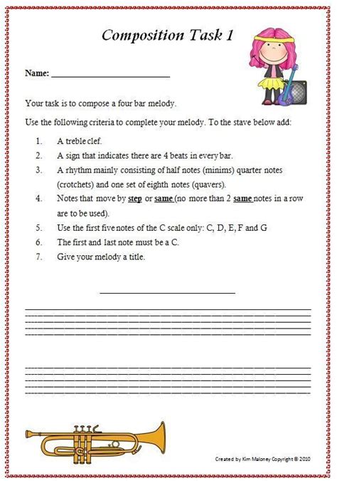 Deped Learning Portal Melody Worksheet For Grade 2 - Melody Worksheet For Grade 2