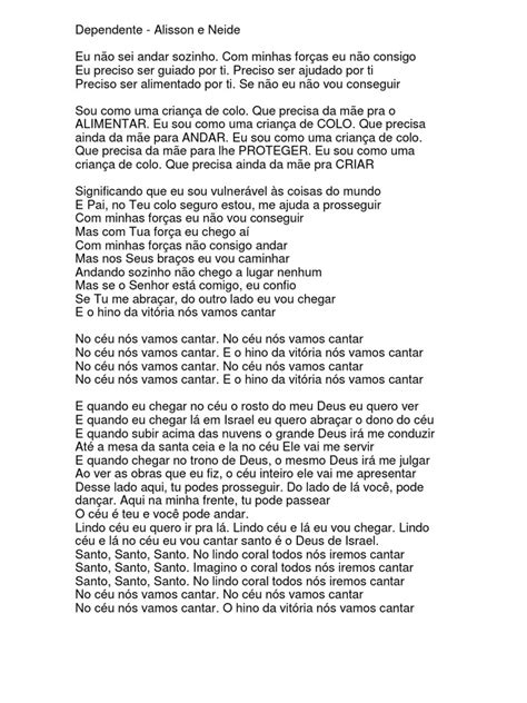 Dependente Letra Alisson E Neide