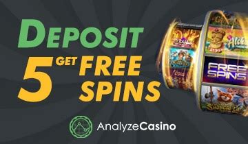deposit 5 get free spins casino