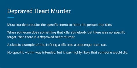 Depraved Heart Murder