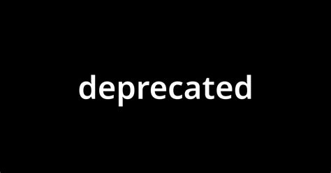 Deprecated Pronounce