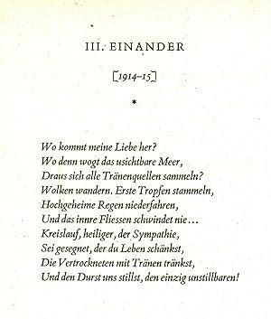 der stein fruhe gedichte 1908 1915