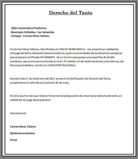 Derecho De Tanto
