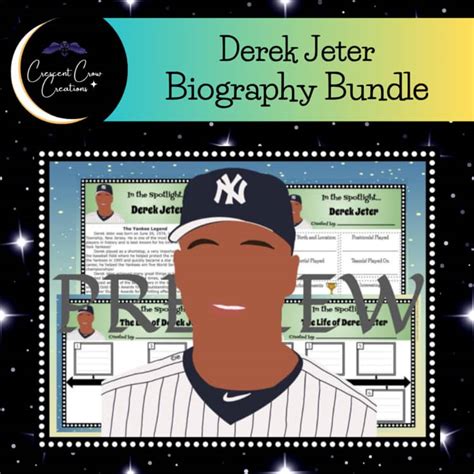 derek jeter biography timeline template
