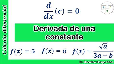 Derivada De Una Constante