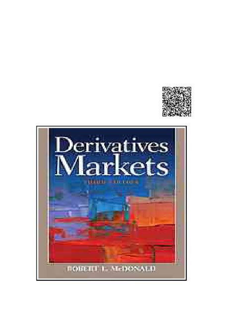 derivative markets 3rd edition