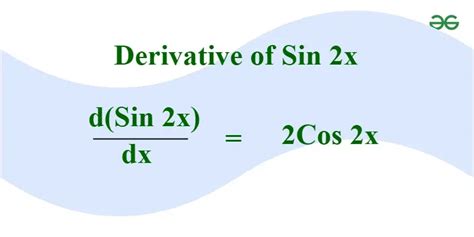 Derivative Of Sin2x