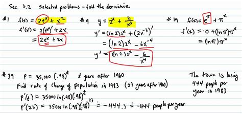 Download Derivative Word Problems And Solutions 