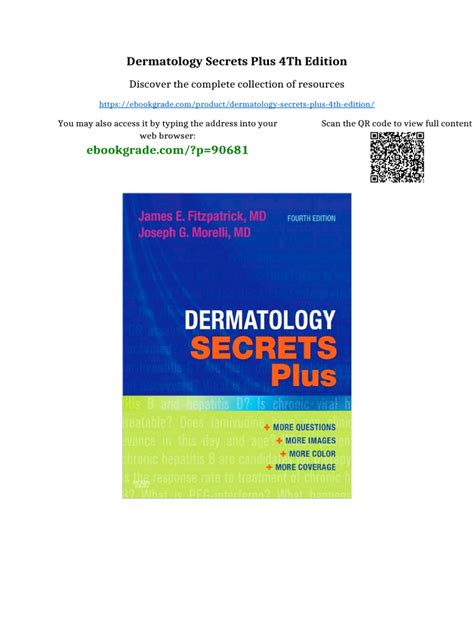 Dermatology Secrets Plus 4th Edition