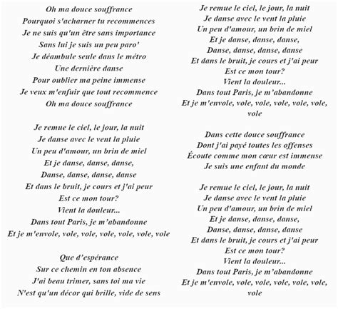 Dernier Danse Lyrics