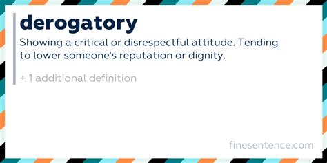 derogation meaning
