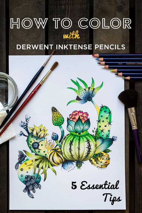 Derwent Inktense Pencils Tutorial