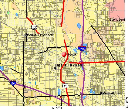des plaines illinois zip code