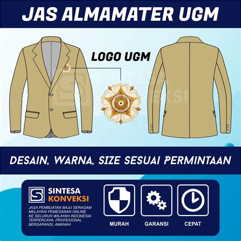 Desain Almamater  Jual Kode Produk Clffi7860 Jas Almamater Warna Navy - Desain Almamater