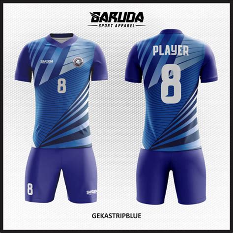 Desain Baju Futsal Printing Terbaru Gekastripblue Baju Futsal Terbaru - Baju Futsal Terbaru
