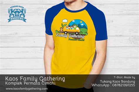 Desain Baju Gathering  Kaos Family Gathering Dan Desain Custom Logo Sendiri - Desain Baju Gathering