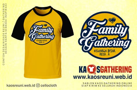 Desain Baju Gathering  Keluarga Besar Reza Family Kaos Gathering Kaos Family - Desain Baju Gathering