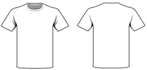 Desain Baju Putih Polos  Anak Muda Dalam Ukuran Kosong Shirt Mockup Depan - Desain Baju Putih Polos