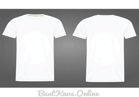 Desain Baju Putih Polos  Aplikasi Android Untuk Desain Kaos Custom Keren Dan - Desain Baju Putih Polos