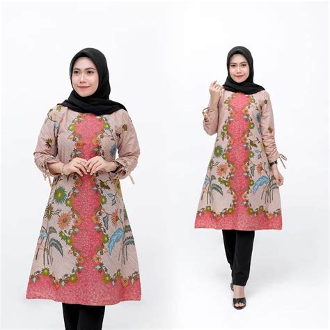 Desain Baju Seragam Tunik Wanita Batik Seragam Batik Desain Baju - Desain Baju