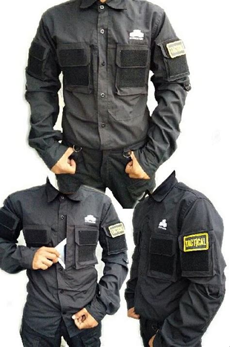Desain Baju Tactical  Baju Lapangan Kerja Outdor Tactical W Tac Lengan - Desain Baju Tactical
