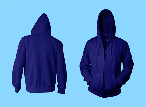 desain hoodie polos biru dongker