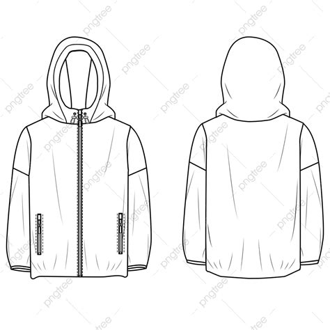 Desain Jaket  Diagram Vektor Desain Jaket Pakaian Pakaian Desain Busana - Desain Jaket