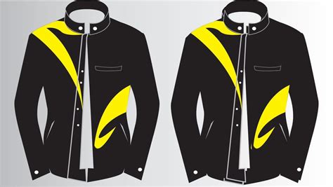 Desain Jaket  Vektor Desain Jaket Dengan Warna Merahputihhitam Ilustrasi Stok - Desain Jaket