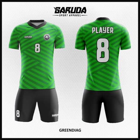 Desain Kaos Bola Dan Futsal Greendiag Si Hijau Desain Kaos Olahraga - Desain Kaos Olahraga