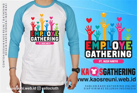 Desain Kaos Gathering  Kaos Employee Gathering Puncak 2019 Sablon Dan Desain - Desain Kaos Gathering