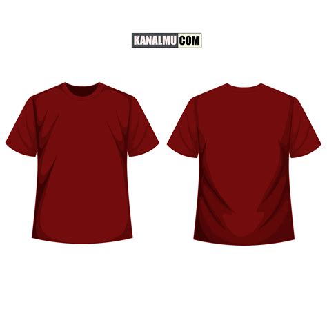 Desain Kaos Polos Merah Maroon Depan Belakang Desain Desain Kaos Depan Belakang - Desain Kaos Depan Belakang