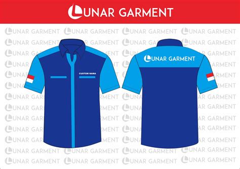 Desain Kemeja Organisasi Biru Lengan Pendek Min Contoh Baju Pdh Organisasi - Contoh Baju Pdh Organisasi