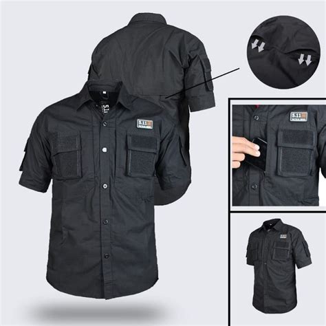 Desain Kemeja Tactical  Baju Tactical Lengan Panjang Satrolda Ditpolair Sablon Dan - Desain Kemeja Tactical