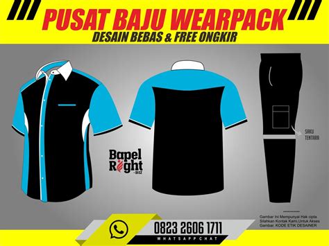 Desain Wearpack  Bikin Wearpack Murah Free Desain Di Balikpapan - Desain Wearpack