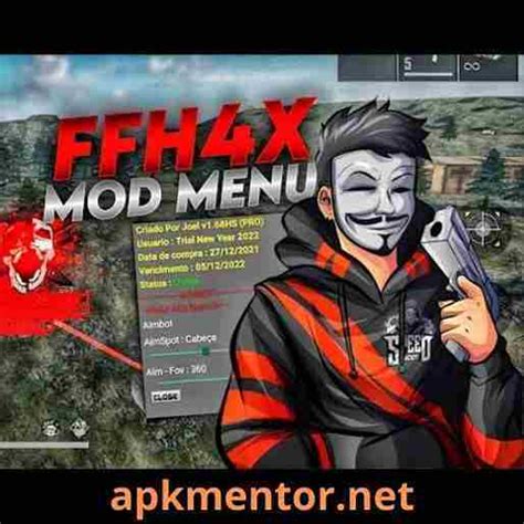 Descarga de APK de ffh4x mod menu ff hack para Android
