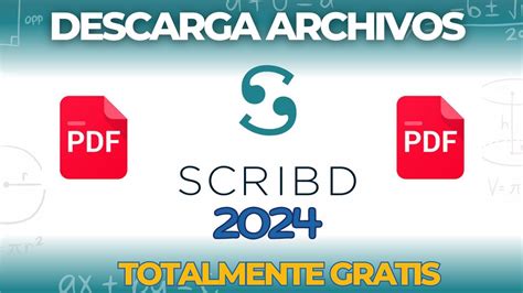 Descargar De Scribd Gratis 2024