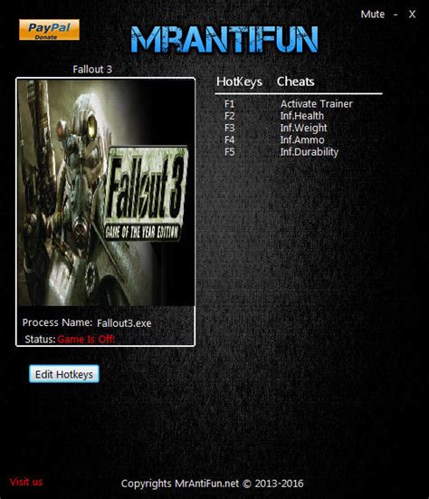 Descargar Fallout 3 Trainer Pc