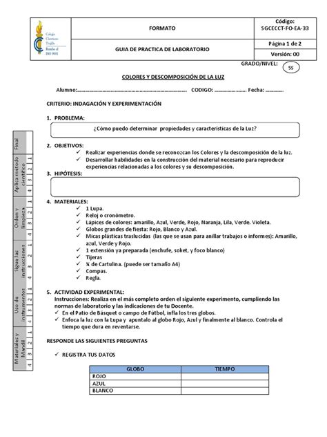 Descomposición De La Luz