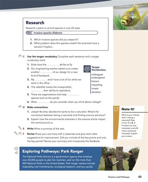 Describe 2 Vista Higher Learning Workbook Key