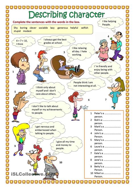 Describe Characters Worksheet 1st Grade   Describing Characters 1st Grade Teaching Resources Tpt - Describe Characters Worksheet 1st Grade
