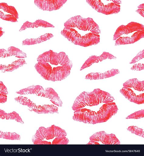 describe kissing lips pattern images