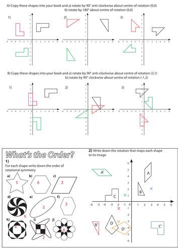 Describing Rotations Worksheet Answers 8211 Askworksheet Rotation Geometry Worksheet - Rotation Geometry Worksheet