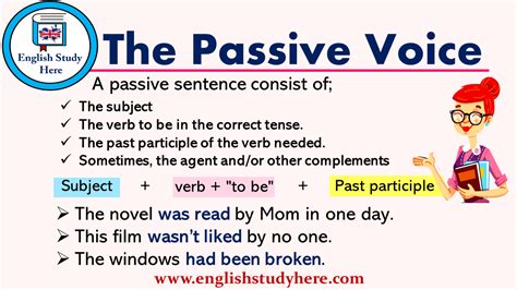 Read Online Describing Common Objects Using The Passive Voice 