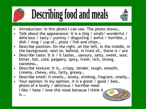Descriptive Food Essay Descriptive Writing About Food - Descriptive Writing About Food